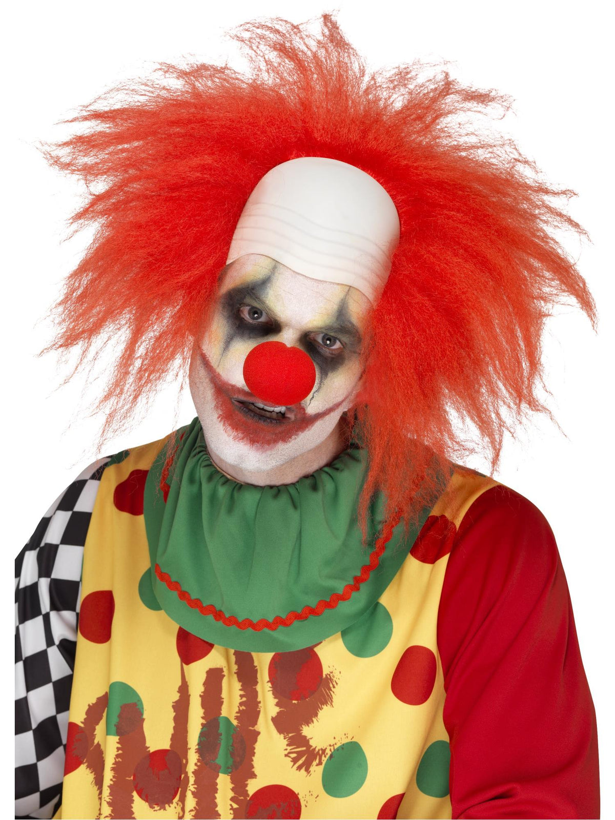 Smiffys Deluxe Clown Wig, Red für Herren