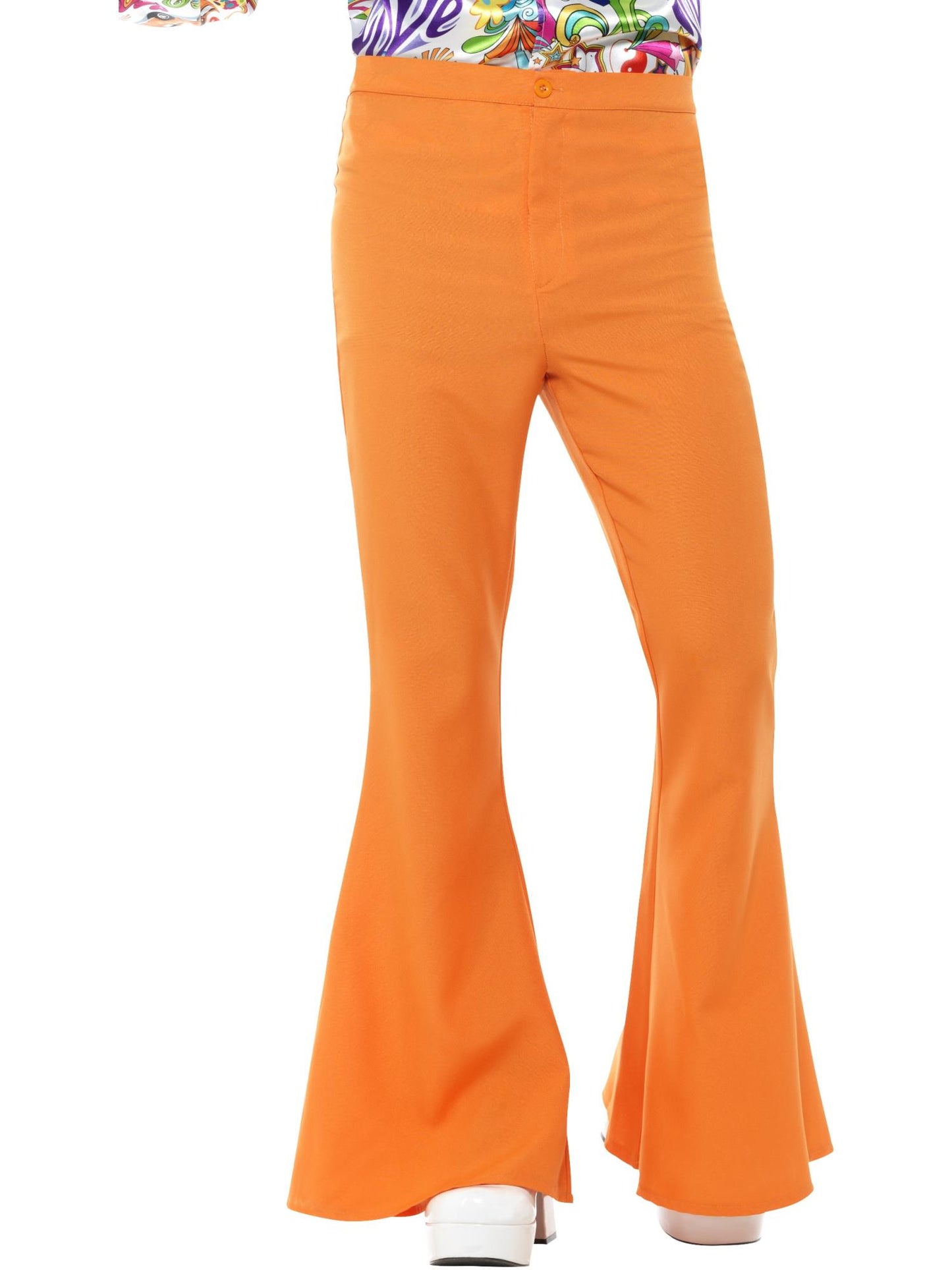 Smiffys 1960S Flared Trousers, Mens, Orange CS für Herren