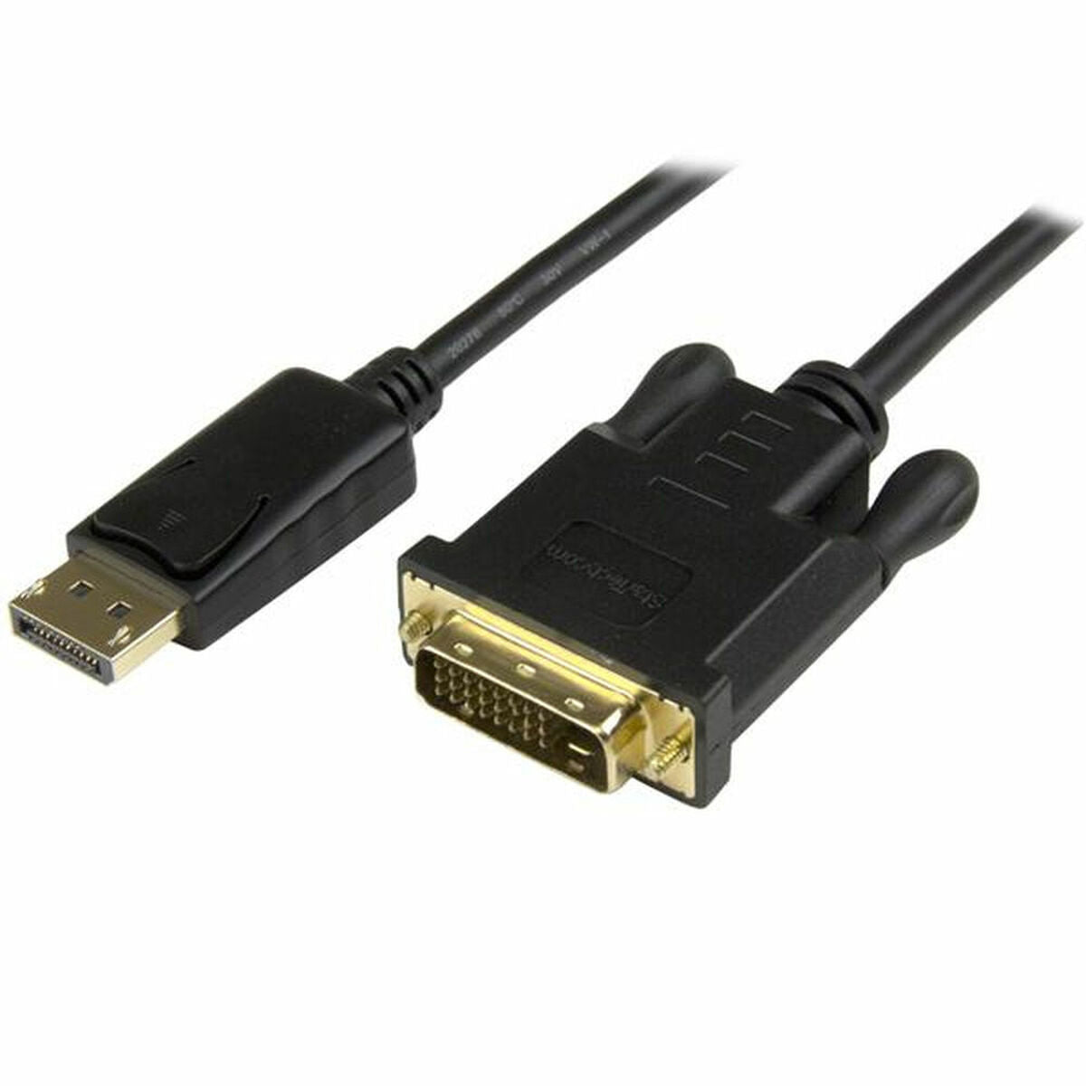 StarTech DP2DVI2MM3 DisplayPort-auf-DVI-D-Kabel 95 cm schwarz – Produktansicht