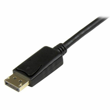 StarTech DP2DVI2MM3 DisplayPort-auf-DVI-D-Kabel 95 cm schwarz – Seitenansicht