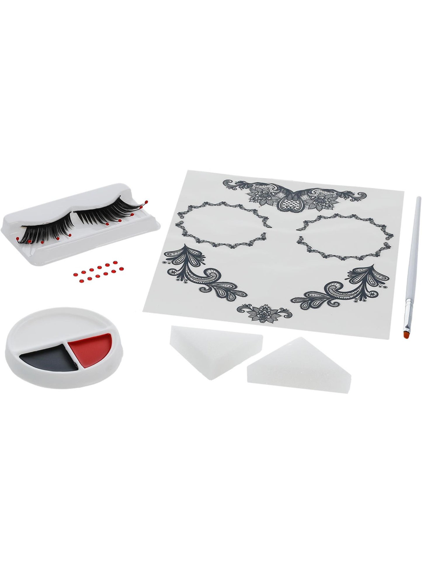 DAYDEAD Smiffys Make-Up FX, DOTD Glamour Kit, Grease, Blac CD für Damen