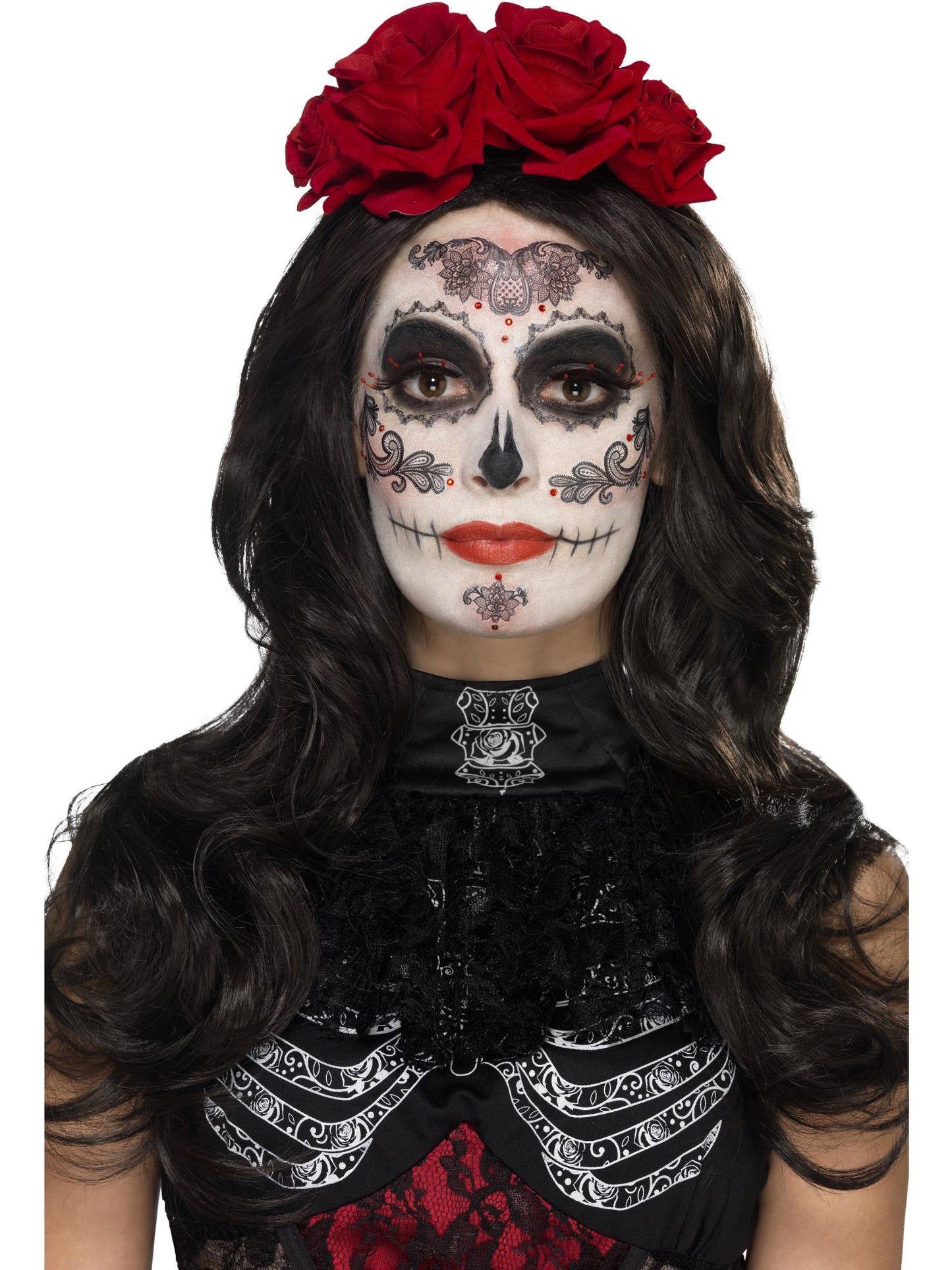 DAYDEAD Smiffys Make-Up FX, DOTD Glamour Kit, Grease, Blac CD für Damen