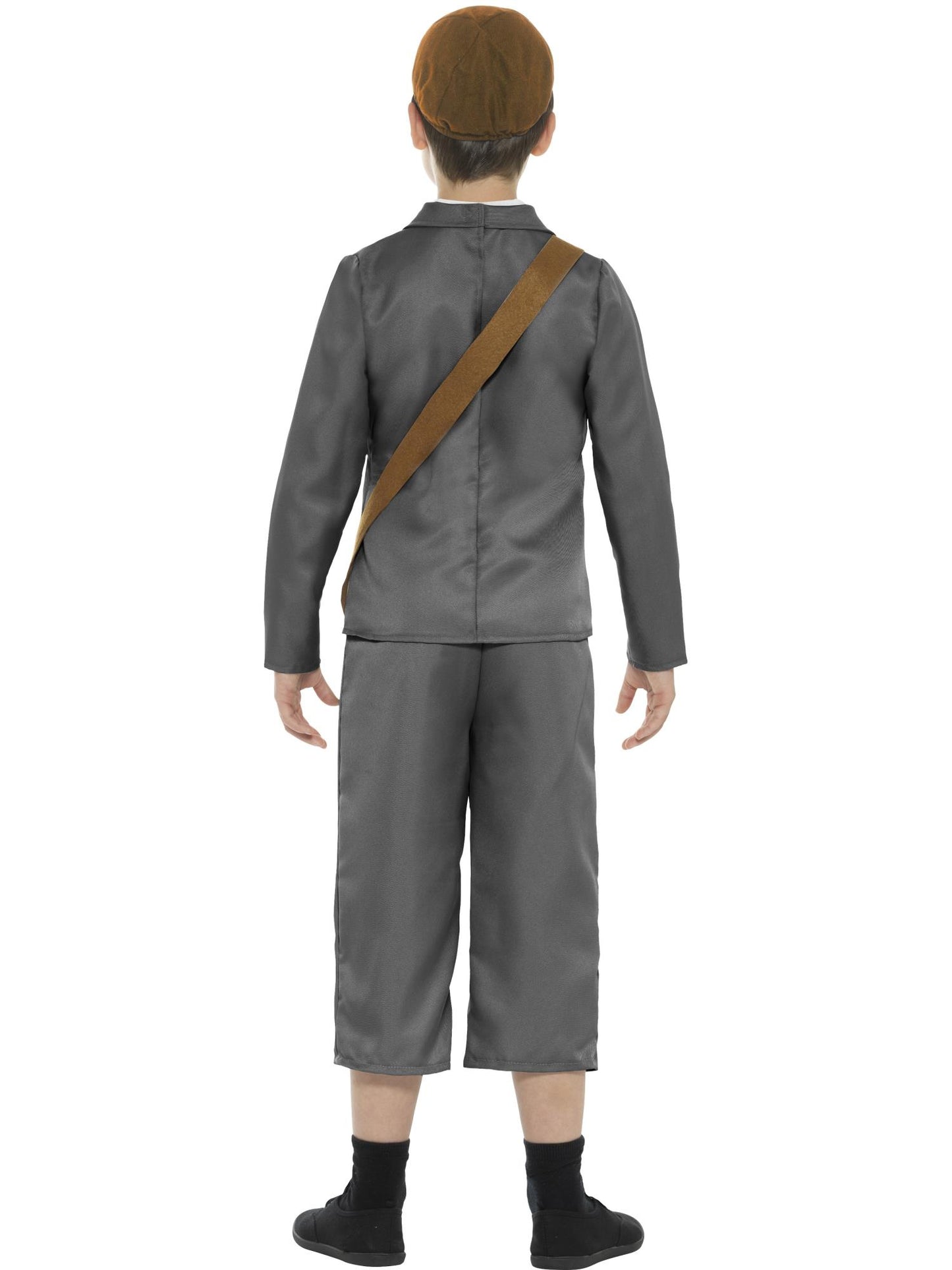 Smiffys WW2 Evacuee Jungenkostüm, Grey CS