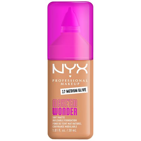 NYX NYX Make'em Wonder Foundation 17 Medium Olive 30 ml Foundation Make-up