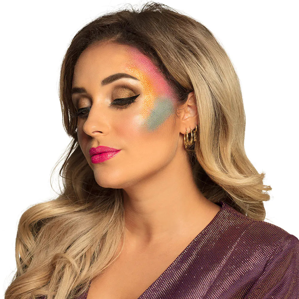 Schminkset Glitzergel (Glittergel, Pinsel)