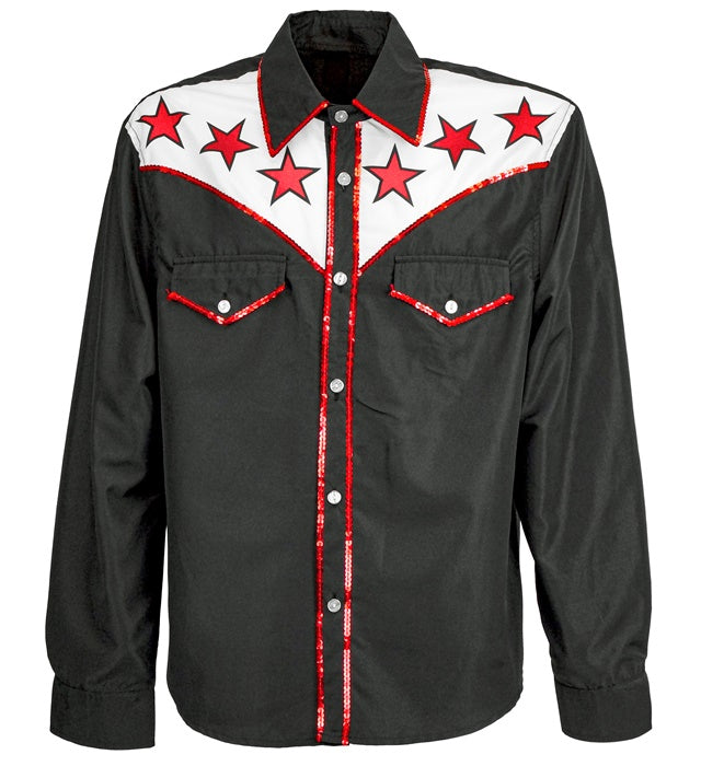 Western Cowboy Hemd im klassischen Rodeo-Karo-Design