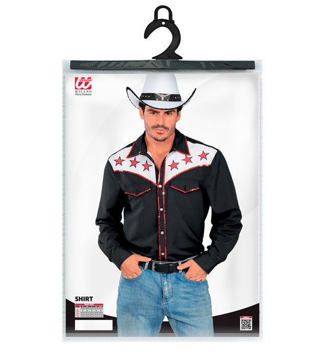 Western Cowboy Hemd im klassischen Rodeo-Karo-Design