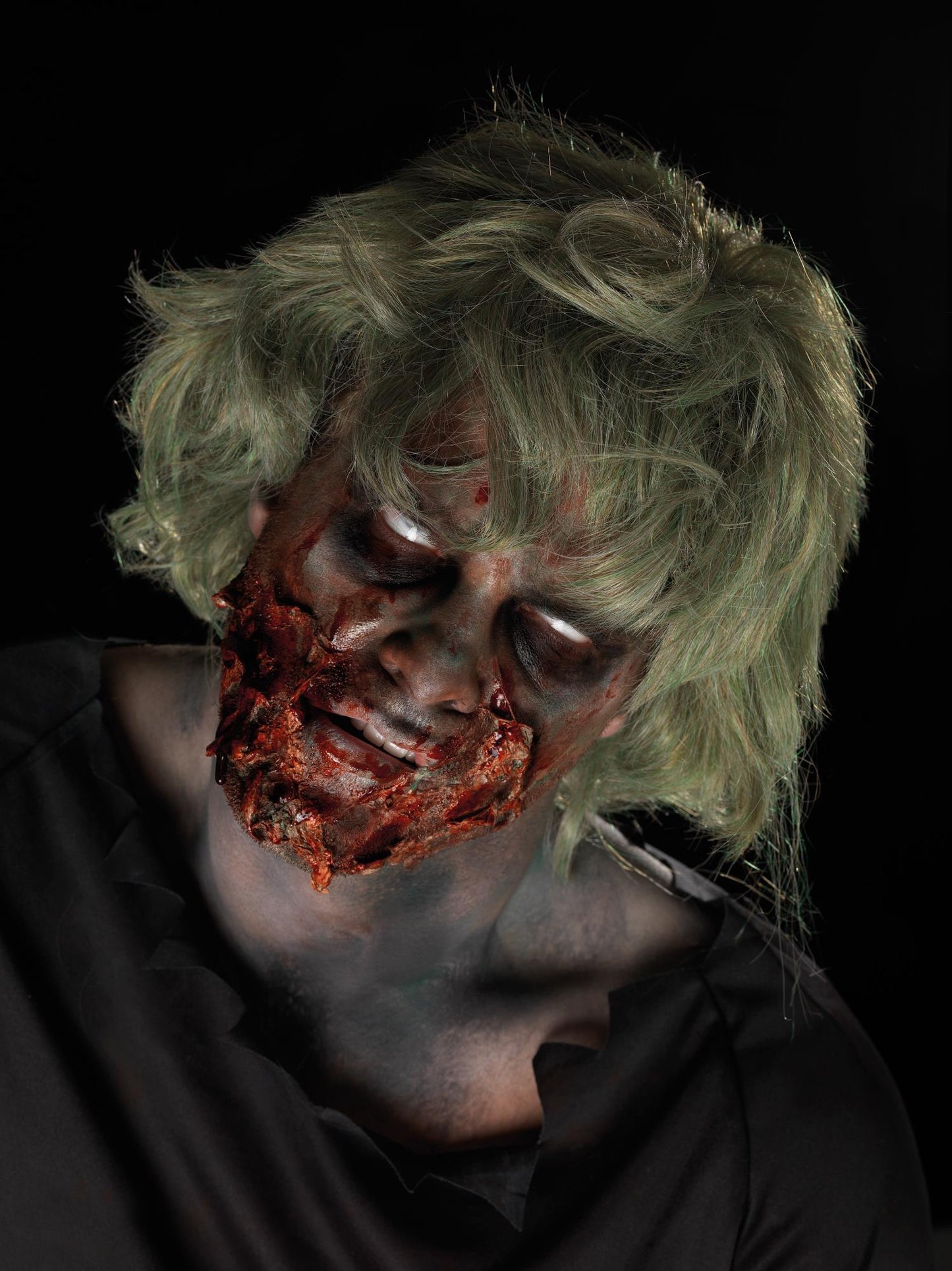 Smiffys Make-Up FX, Zombie Powder Dirt Kit, Aqua, CD für Unisex