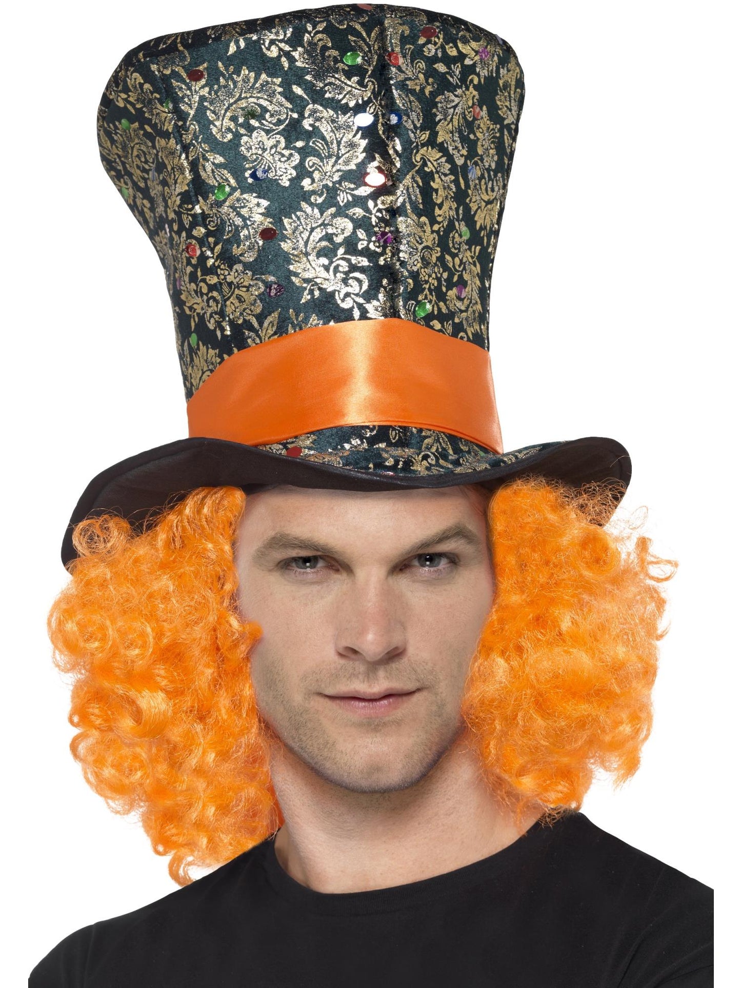 Smiffys MADHAT Top Hat, Multi-Coloured für Unisex