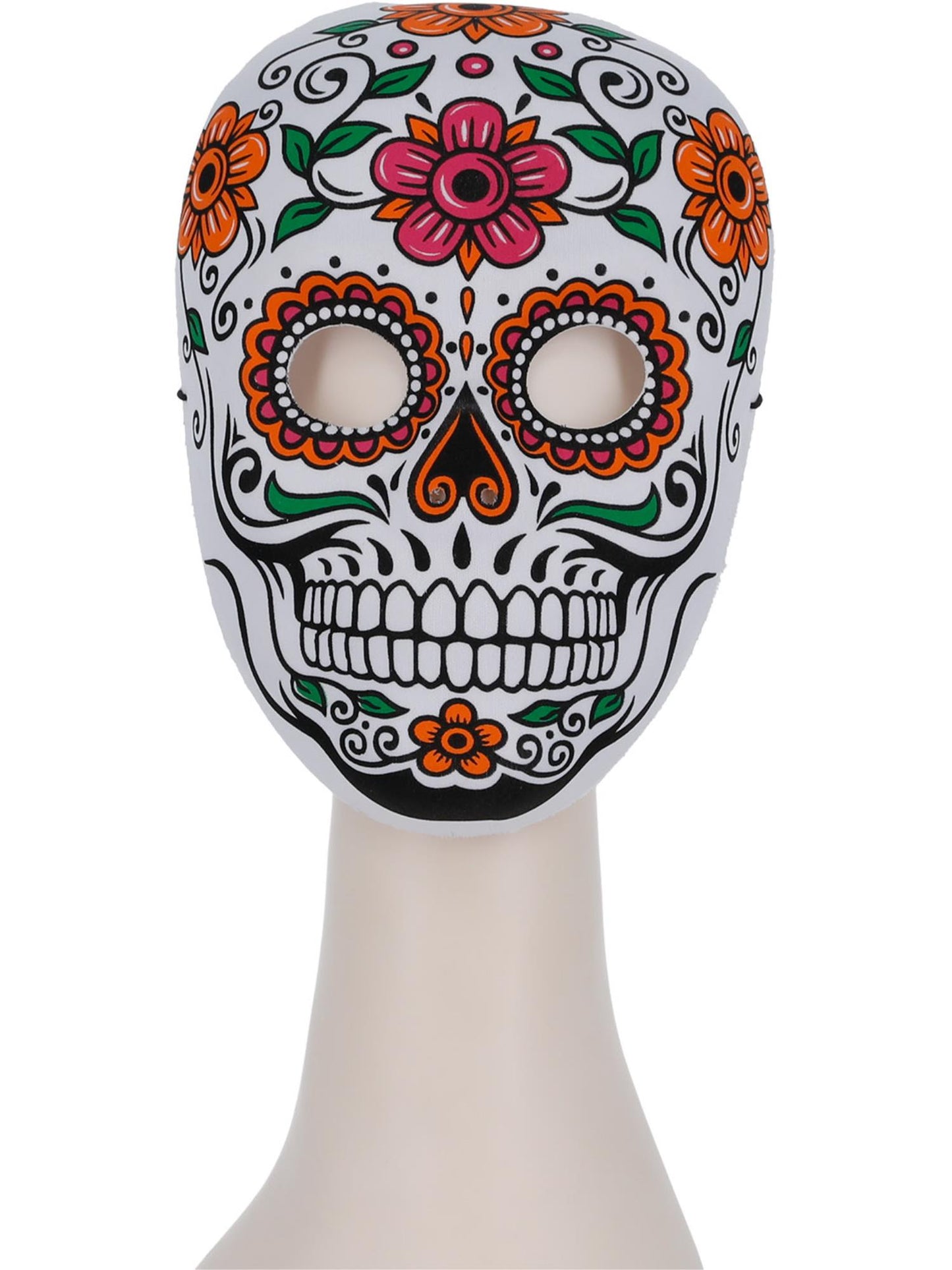 Smiffys DAYDEAD Se?or Bones Mask, White für Herren