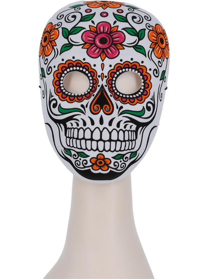 Smiffys DAYDEAD Señor Bones Maske Weiss für Herren – Detailansicht