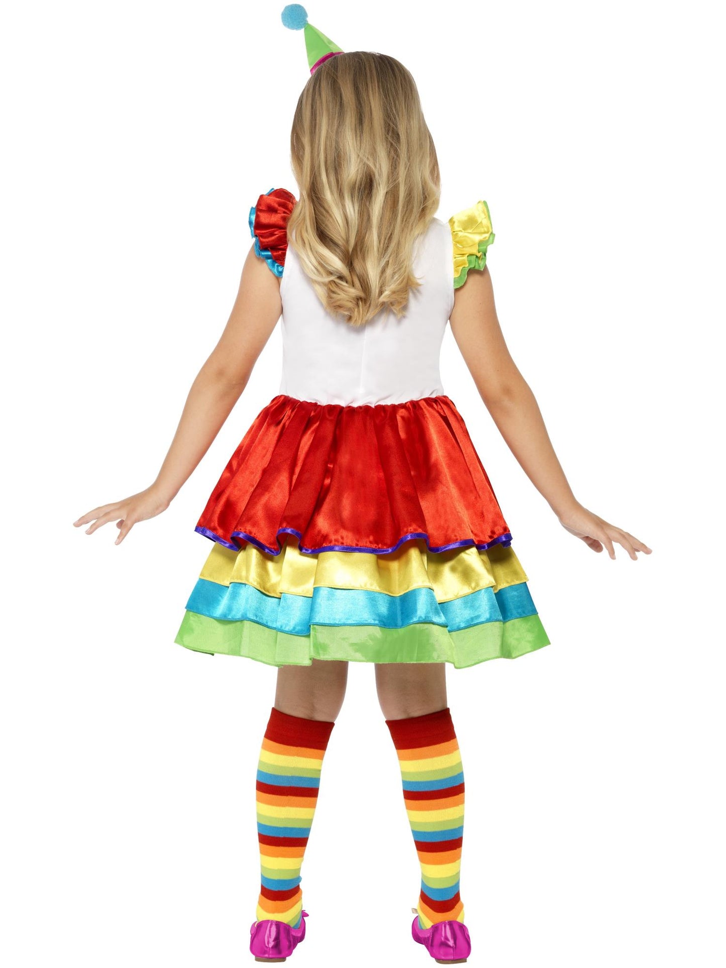 Smiffys Deluxe Clown Mädchenkostüm, CS