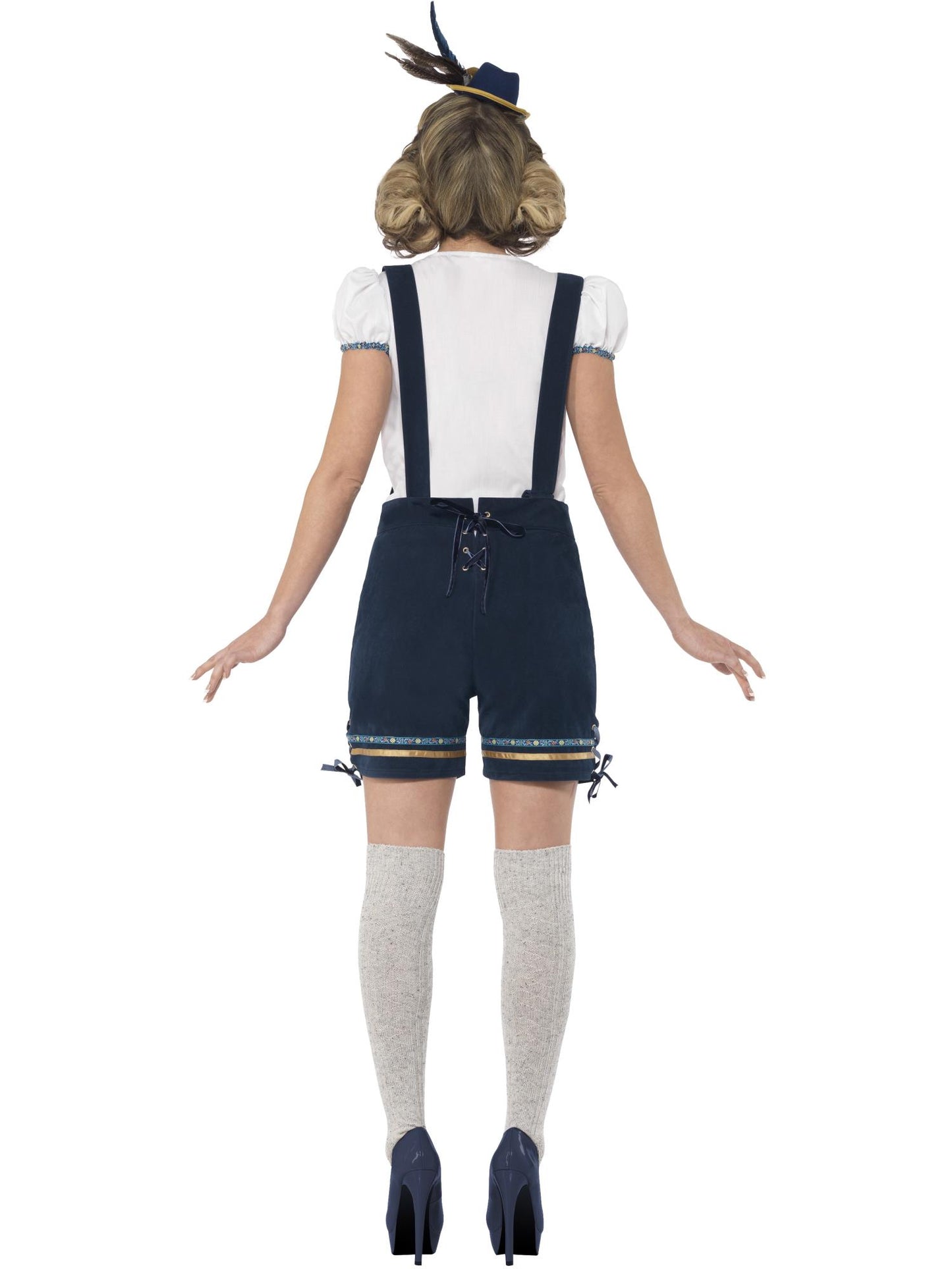 Smiffys Deluxe Traditional Bavarian Costume, Blue CS für Damen