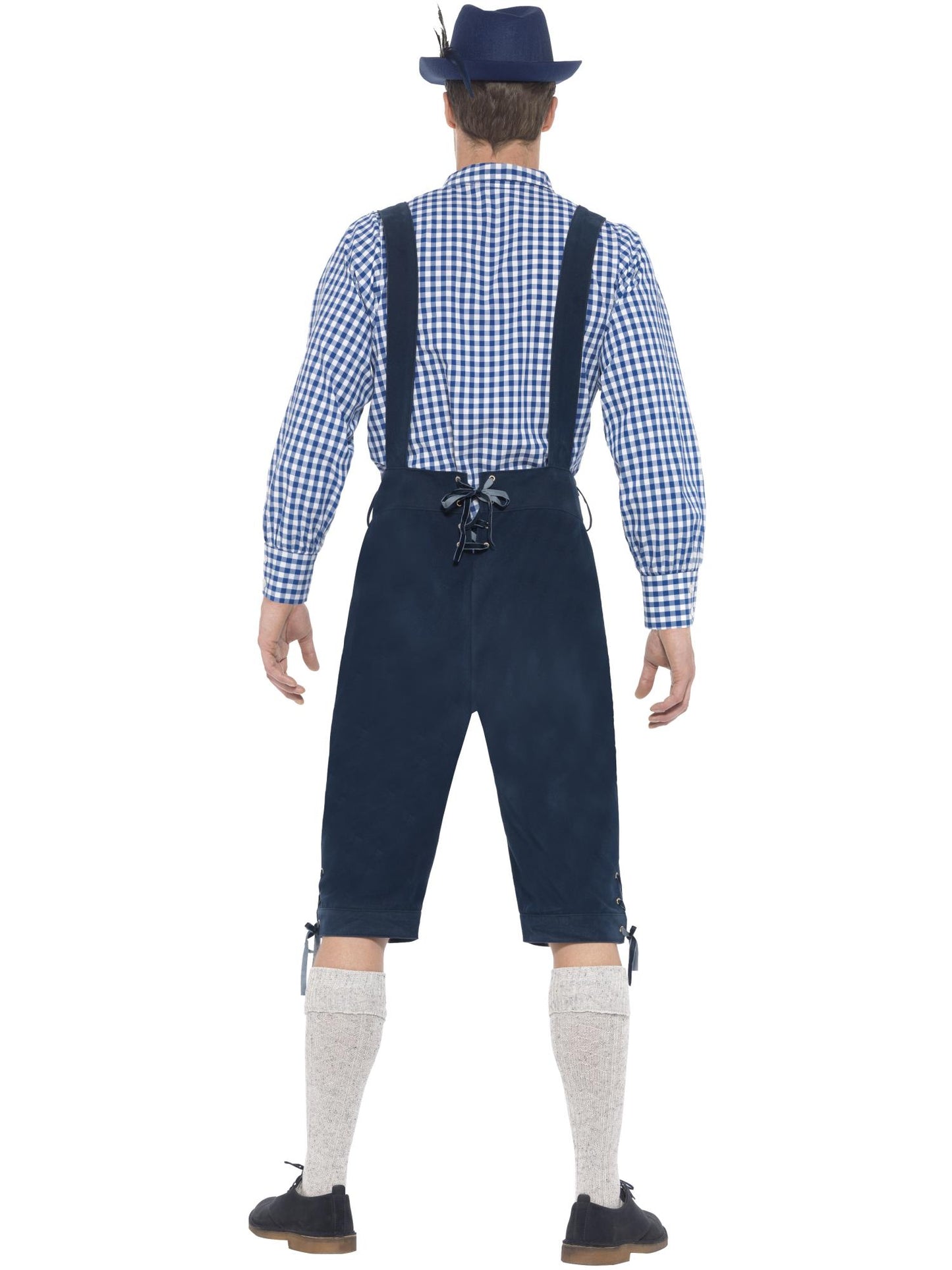 Smiffys Deluxe Traditional Rutger Bavarian Costume, Blue CS für Herren