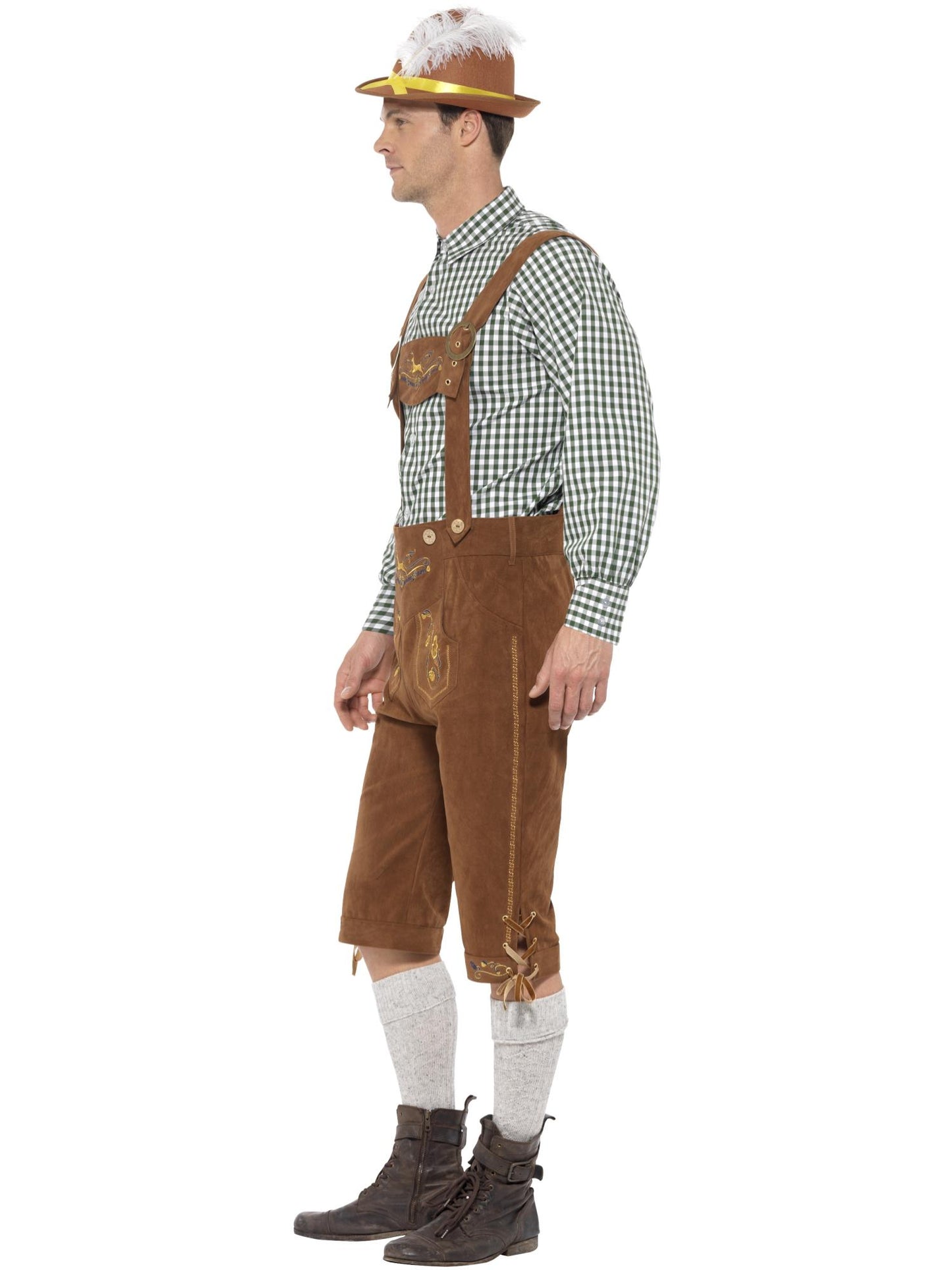 Smiffys Deluxe Traditional Hans Bavarian Costume, Green CS für Herren