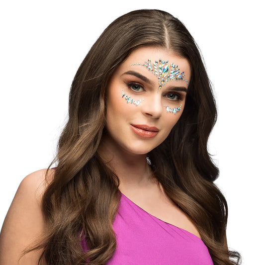 Gesichtsschmuck Strasssteine Olivia