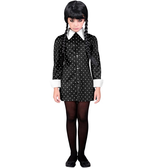 Dunkles Gothic-Kleid für Fasnacht und Mottoparty