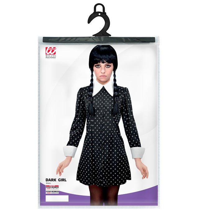 Dunkles Gothic-Kleid für Fasnacht und Mottoparty