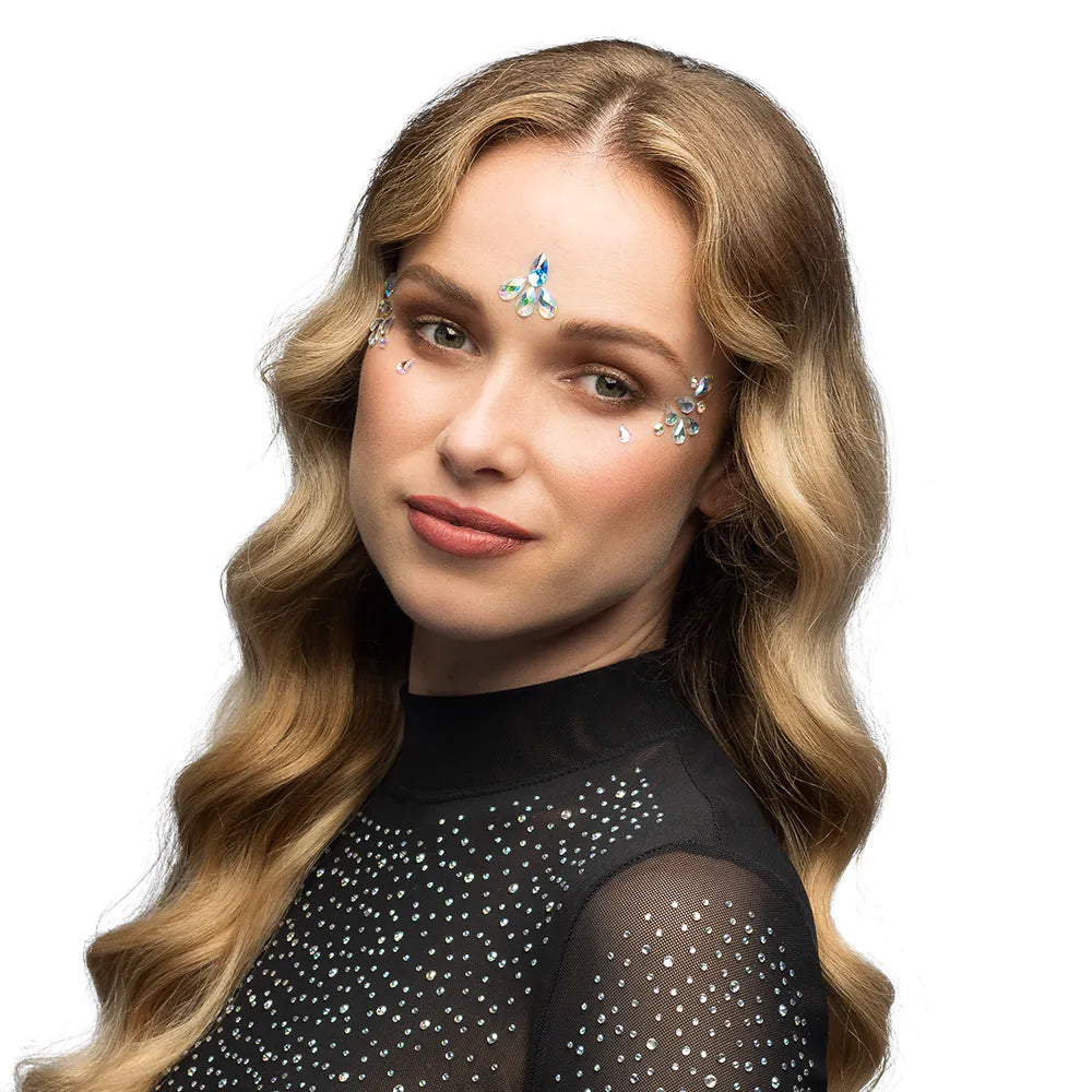 Gesichtsschmuck Strasssteine Joy