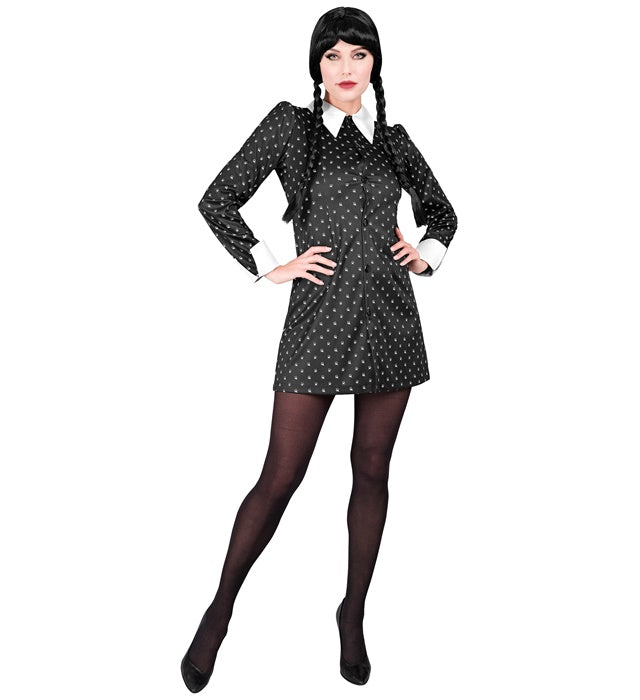 Dunkles Gothic-Kleid DARK GIRL für Fasnacht und Karneval