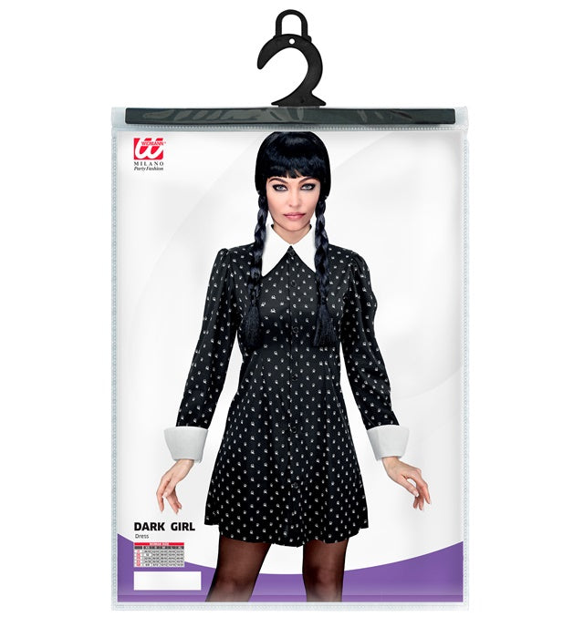 Dunkles Gothic-Kleid DARK GIRL für Fasnacht und Karneval