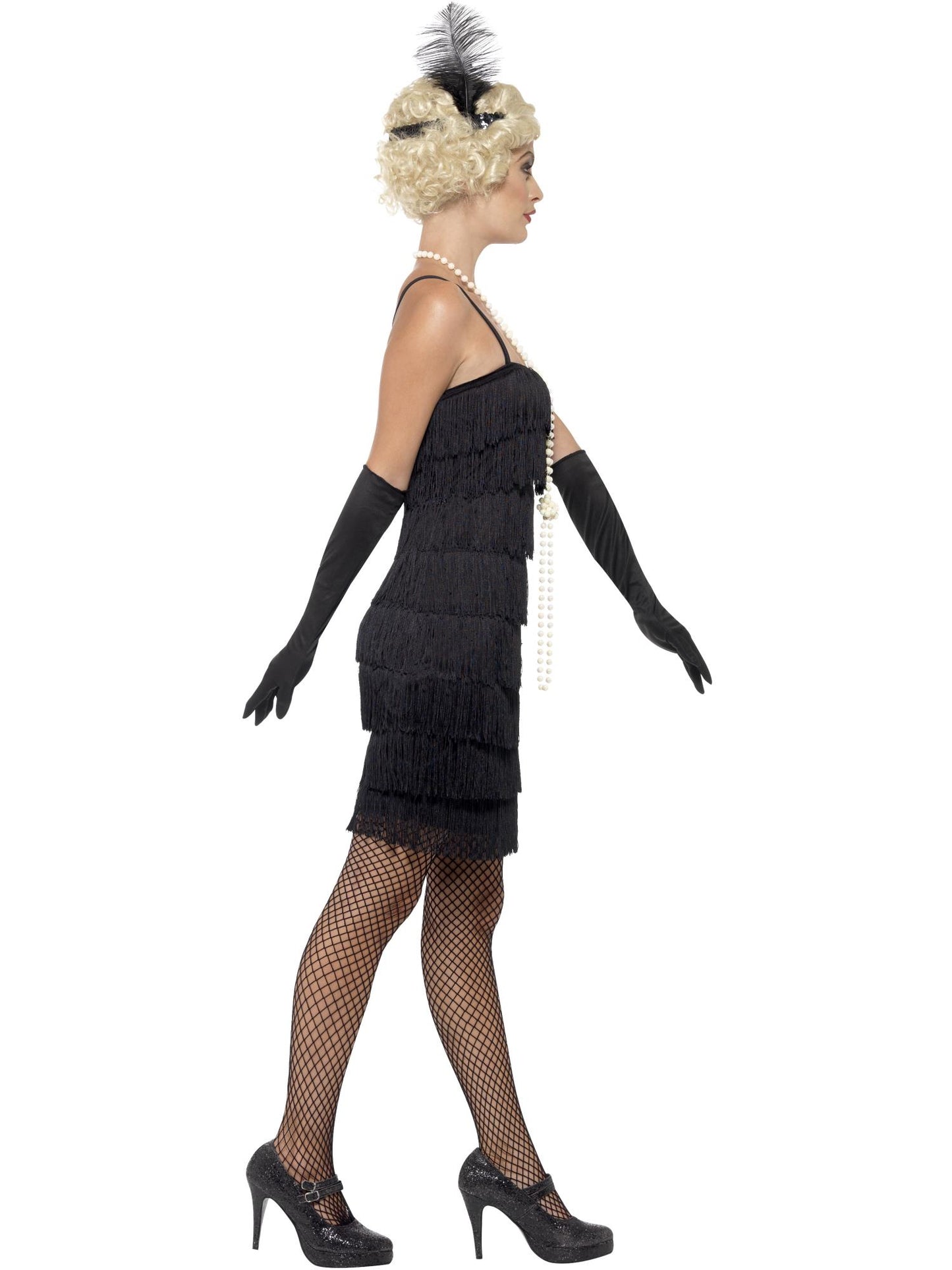 Smiffys Flapper Costume, Black CS für Damen