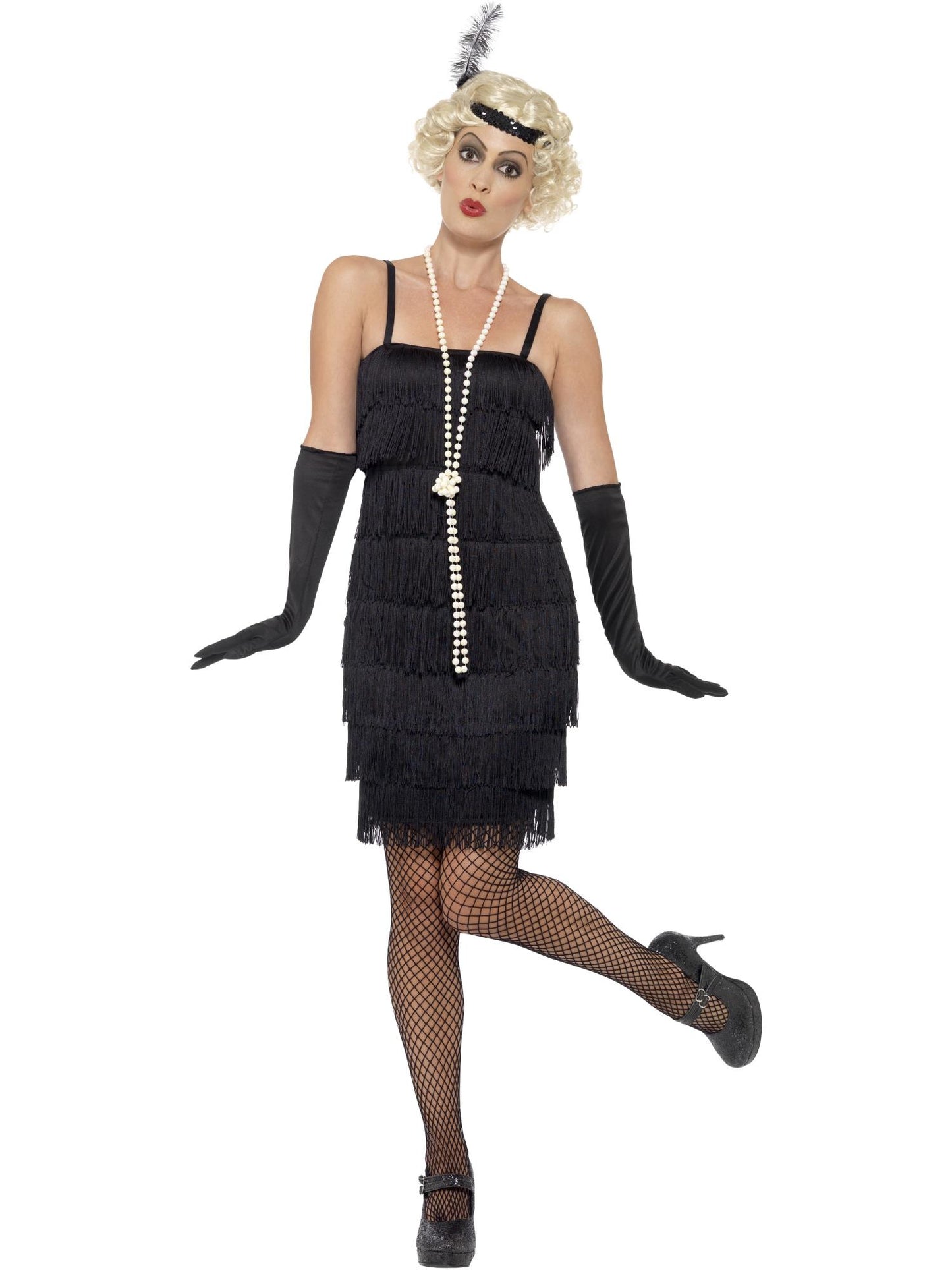 Smiffys Flapper Costume, Black CS für Damen