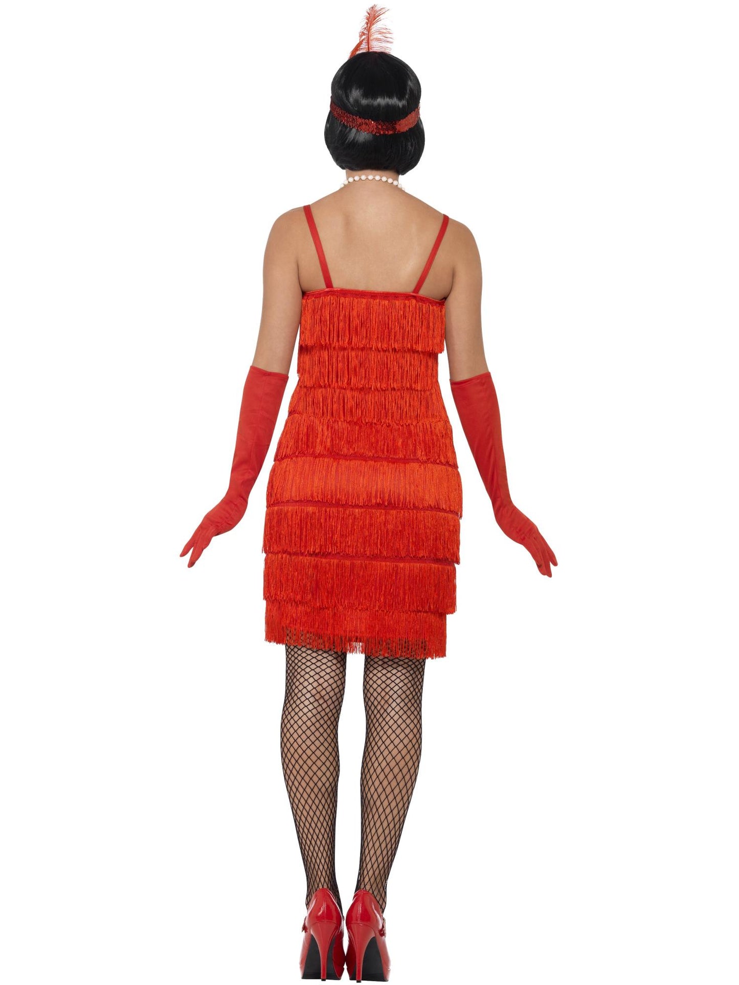 Smiffys Flapper Costume, Red CS für Damen