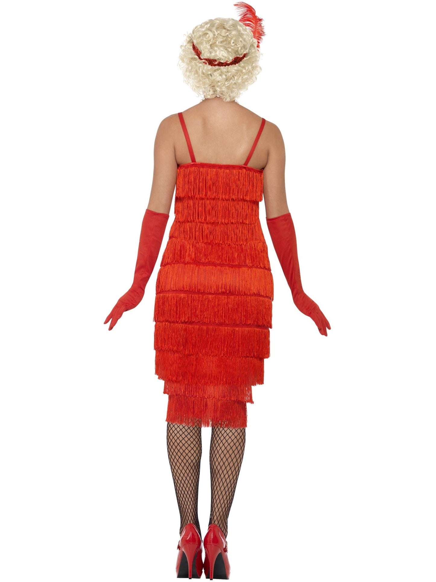 Smiffys Flapper Costume, Red CS für Damen