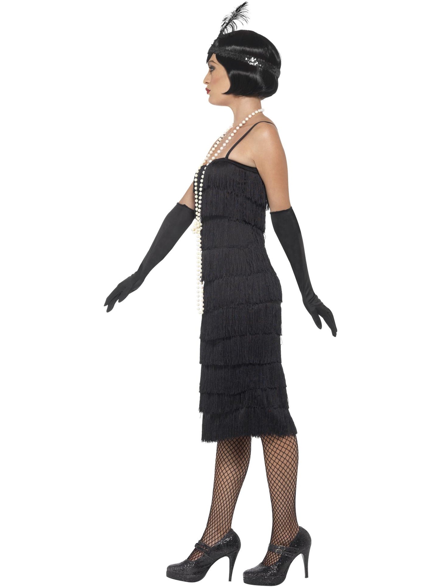 Smiffys Flapper Costume, Black CS für Damen