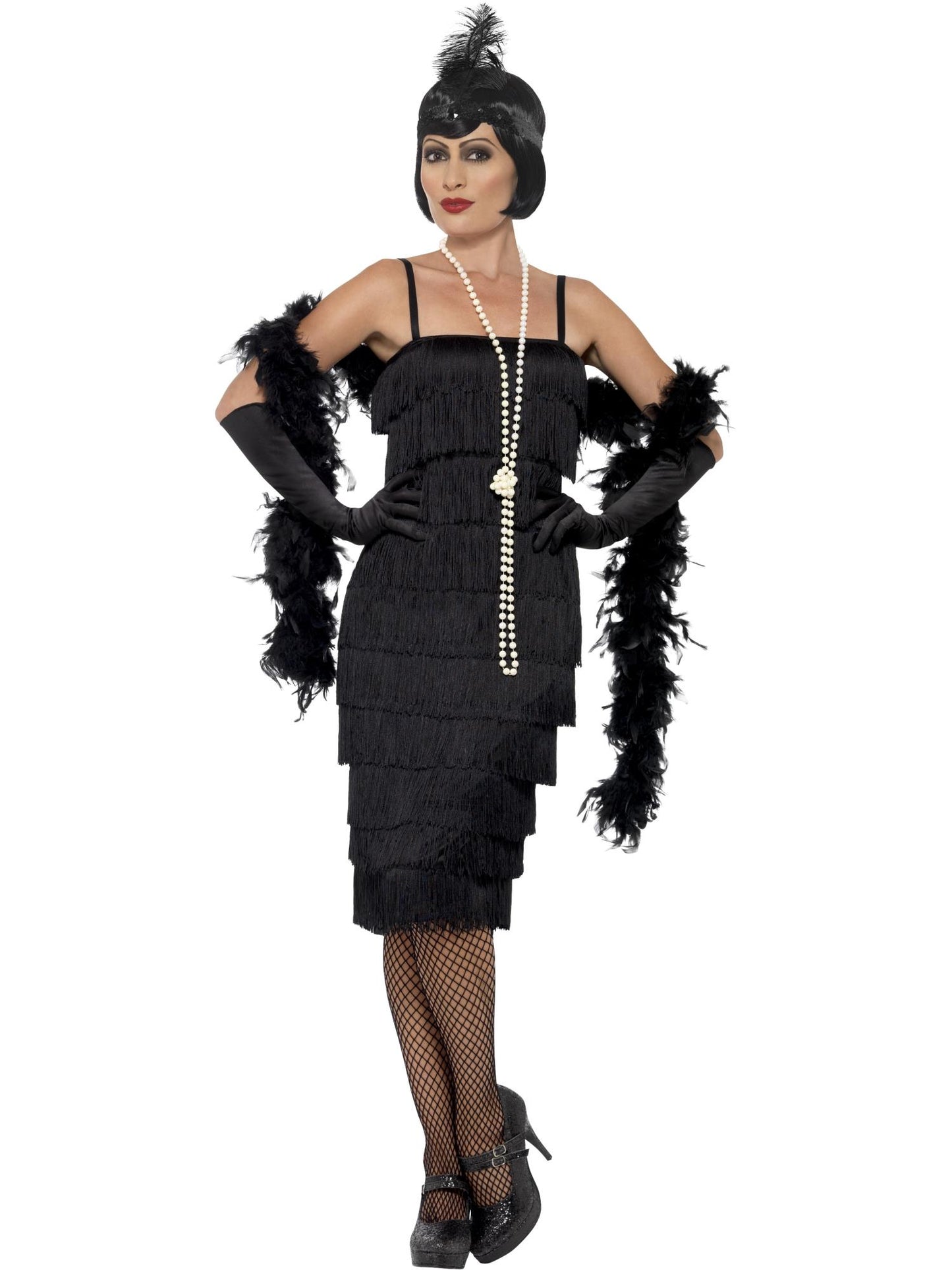 Smiffys Flapper Costume, Black CS für Damen