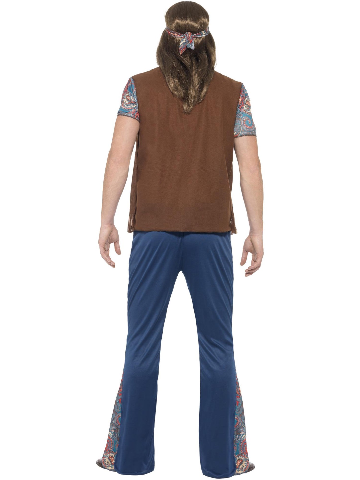 Smiffys Orion the Hippie Costume, Blue CS für Herren