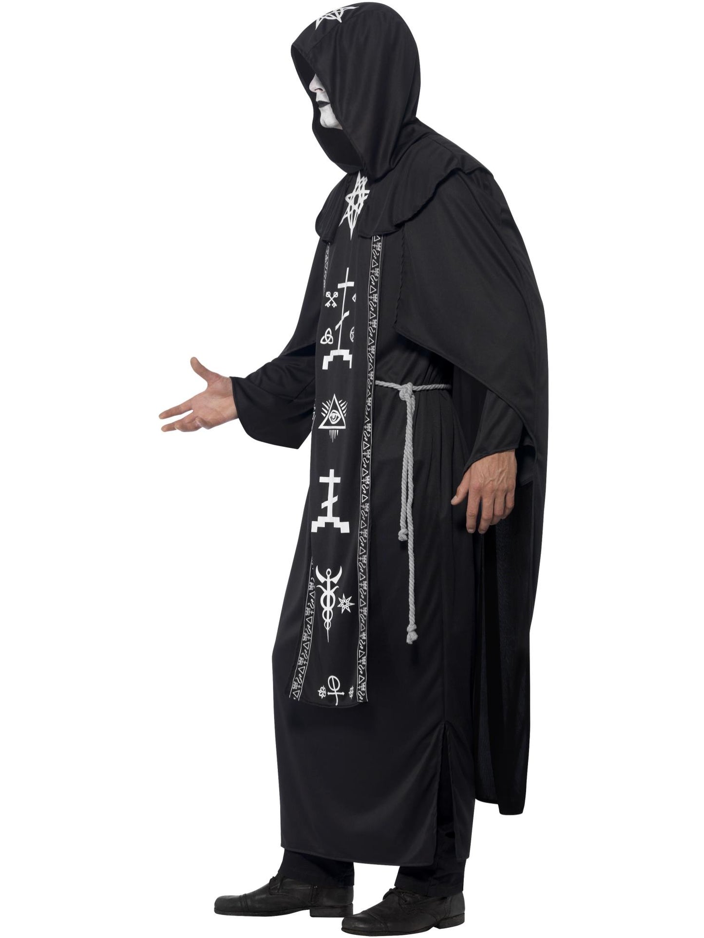 Smiffys OCCULT Dark Arts Ritual Costume, Black CS für Unisex