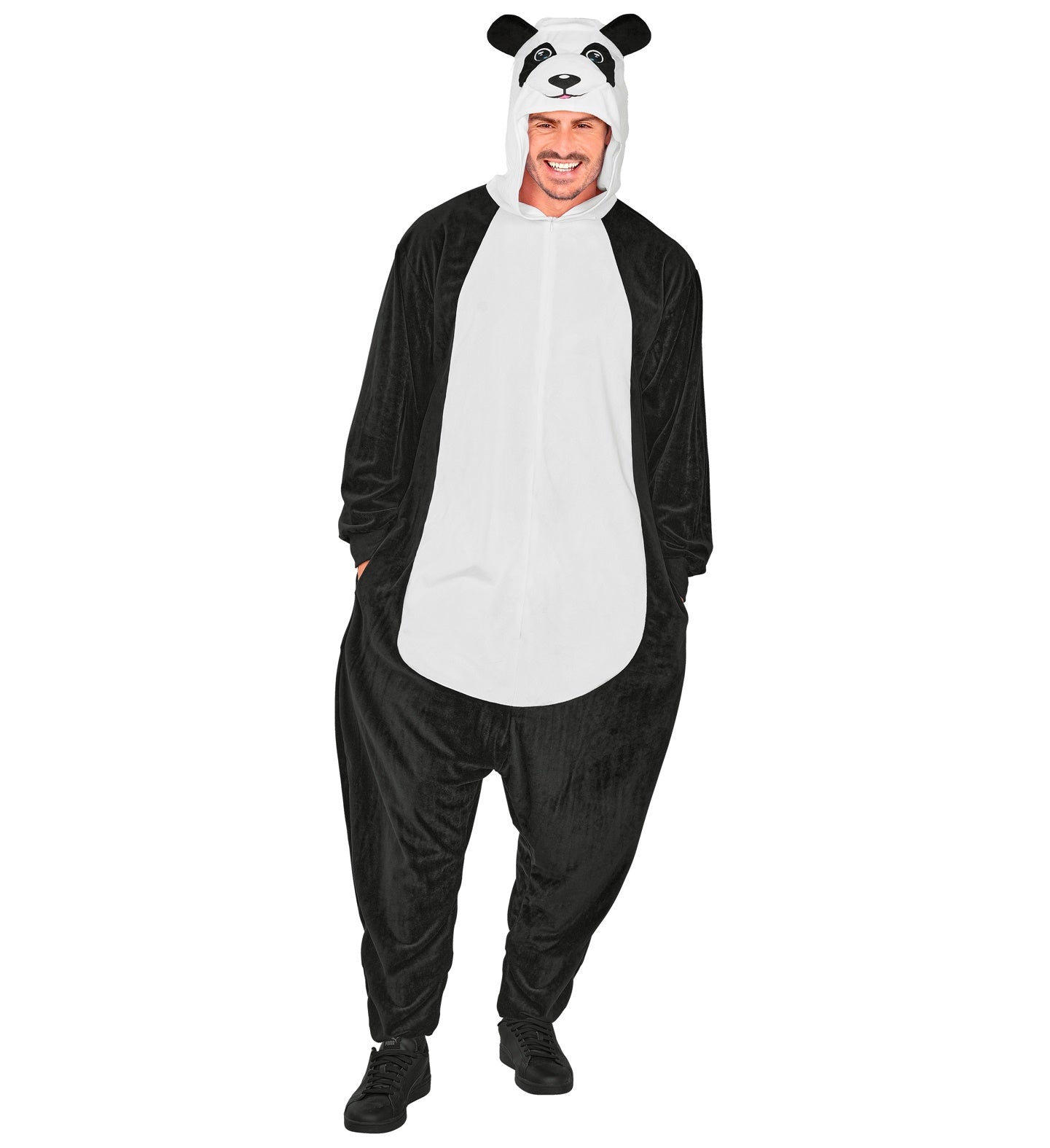 Plüsch Panda Kostüm Overall Onesie mit Kapuze