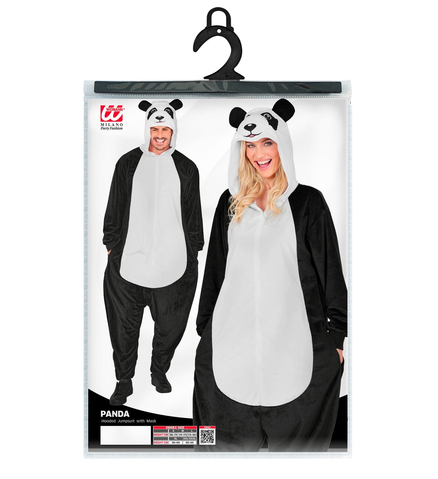 Plüsch Panda Kostüm Overall Onesie mit Kapuze