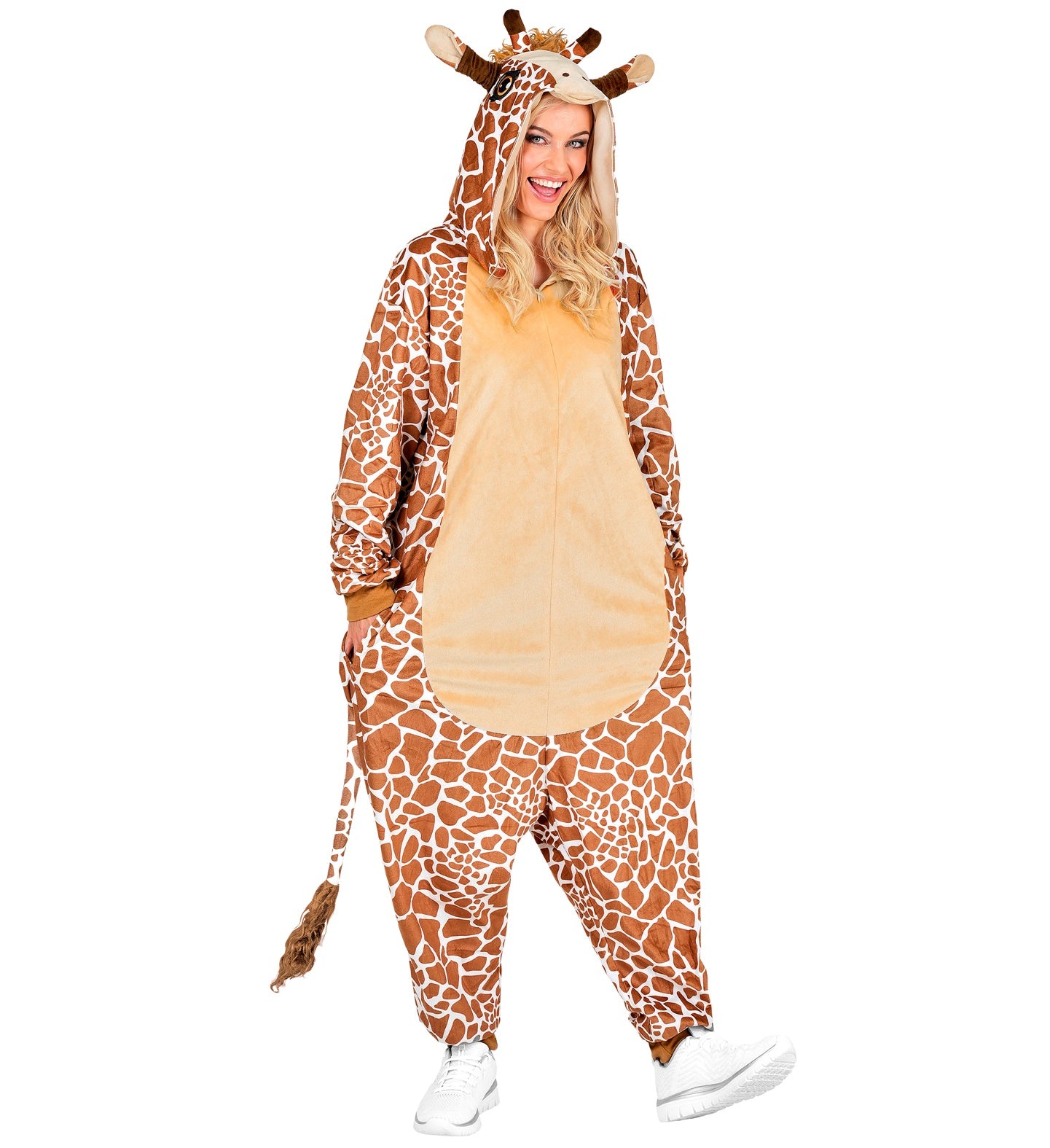 Plüsch Giraffe Kostüm Overall Onesie mit Kapuze