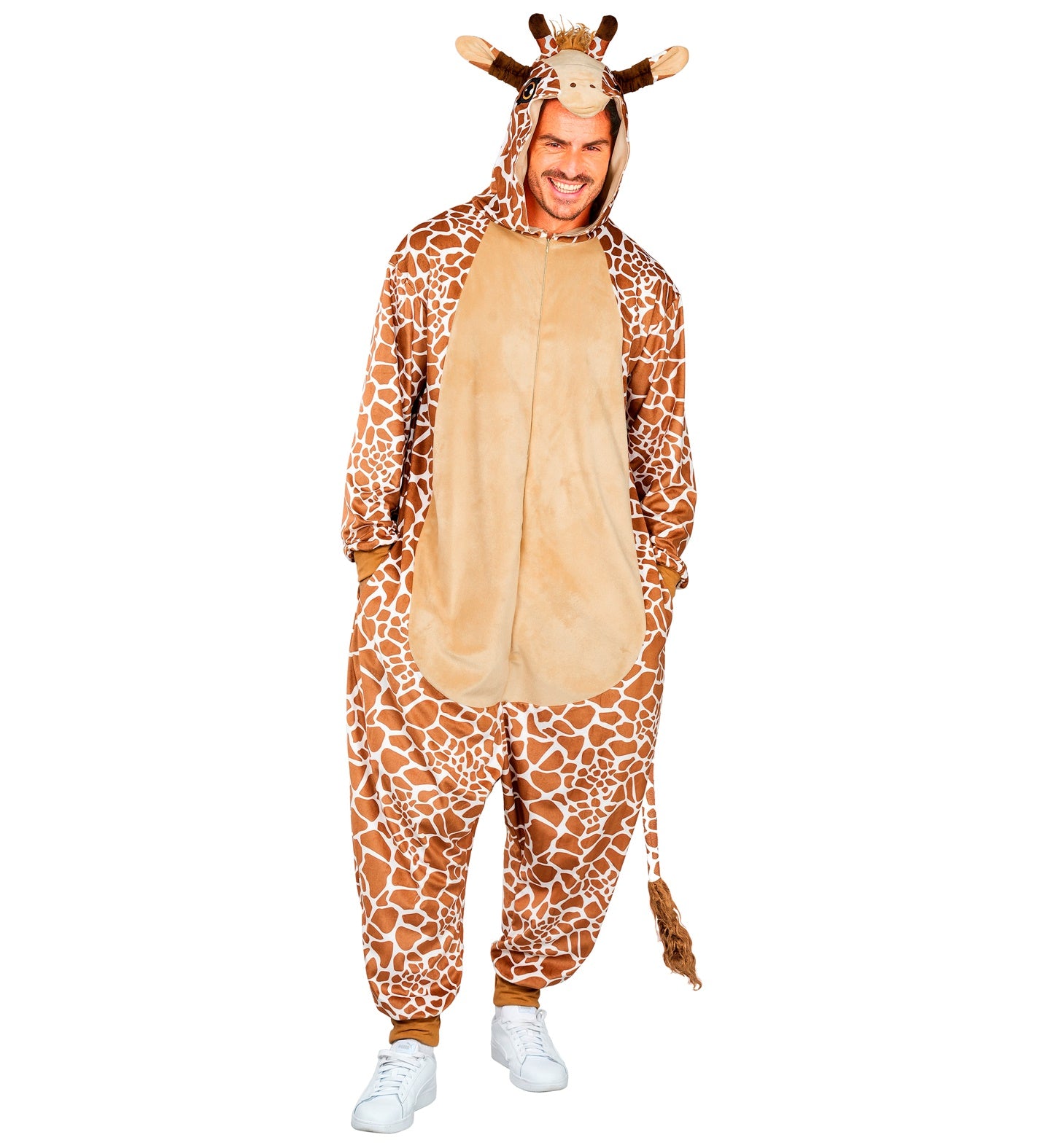 Plüsch Giraffe Kostüm Overall Onesie mit Kapuze