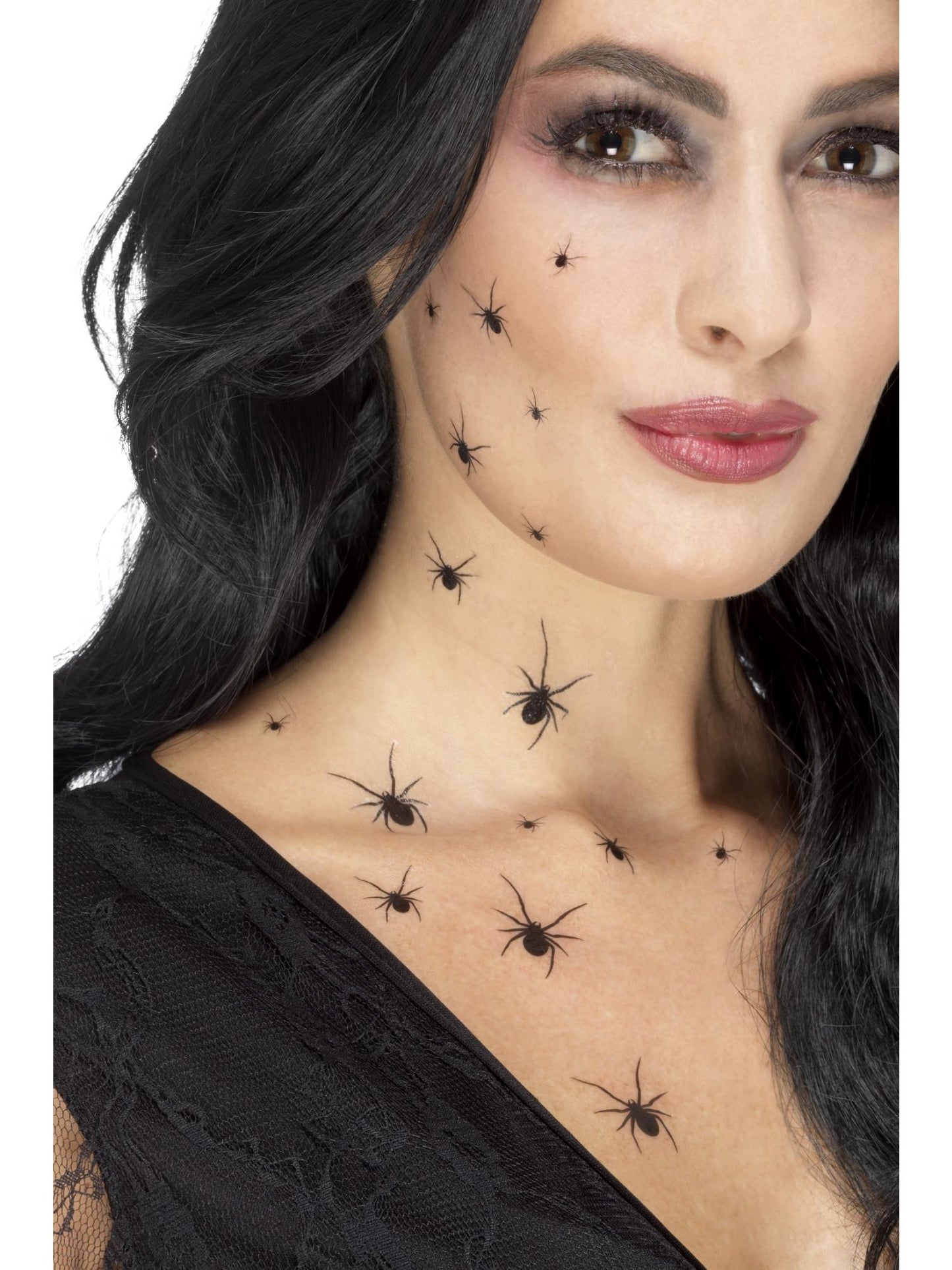Smiffys Make-Up FX, Crawling Spider Transfers, CD für Damen