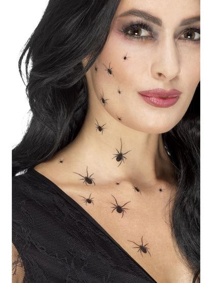 Smiffys Make-Up FX, Crawling Spider Transfers, CD für Damen
