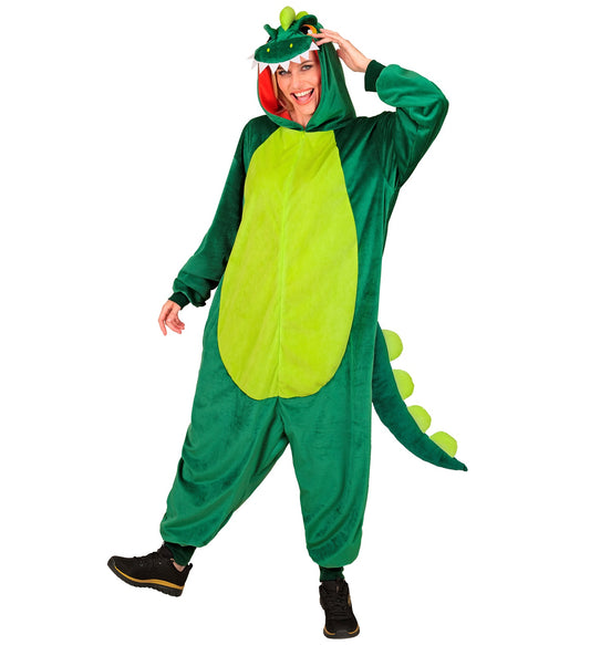 Plüsch Dinosaurier Kostüm Overall Onesie mit Kapuze