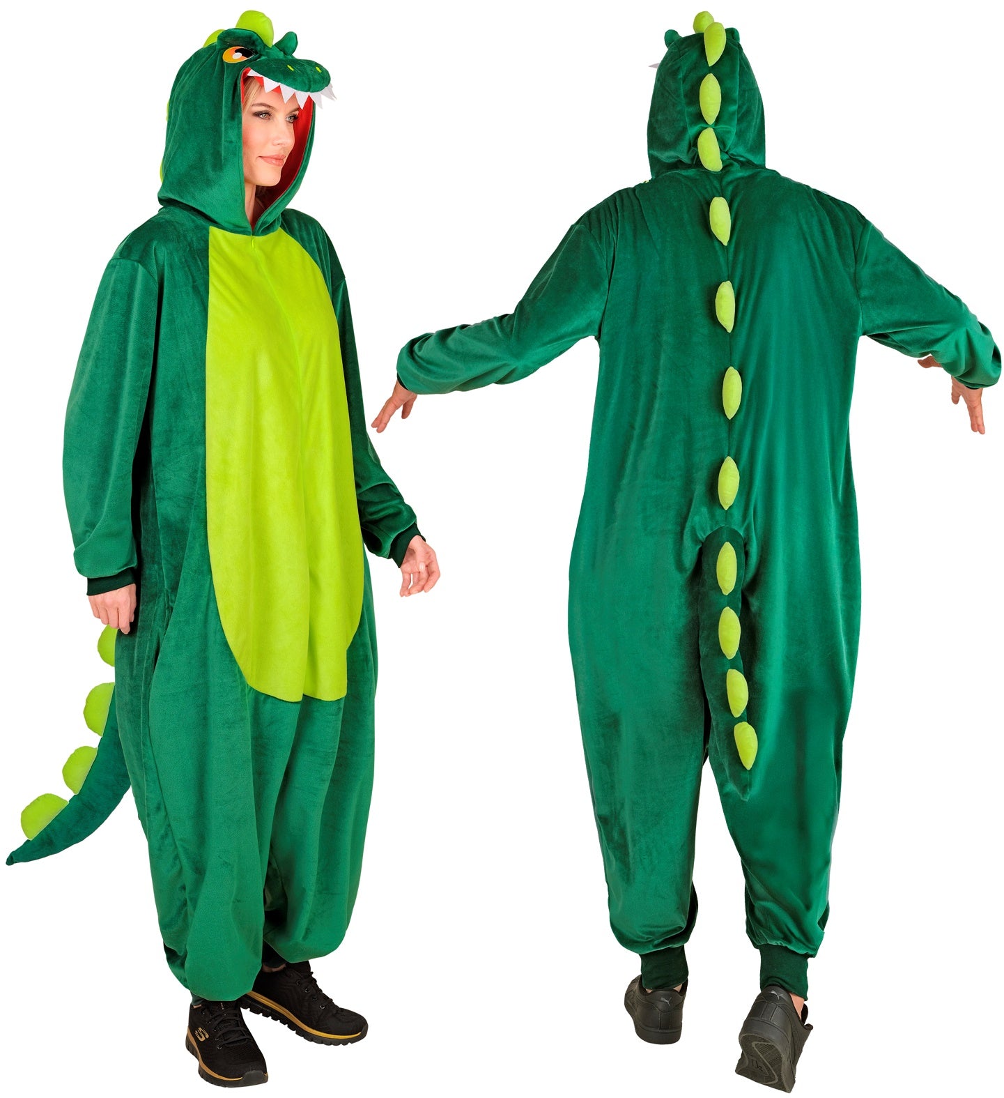 Plüsch Dinosaurier Kostüm Overall Onesie mit Kapuze
