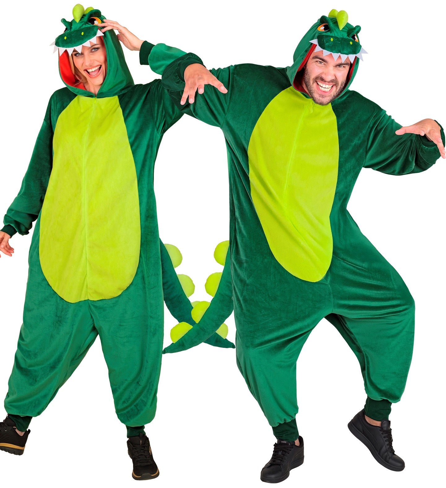 Plüsch Dinosaurier Kostüm Overall Onesie mit Kapuze