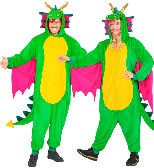 Plüsch Drache Kostüm Overall Onesie mit Kapuze