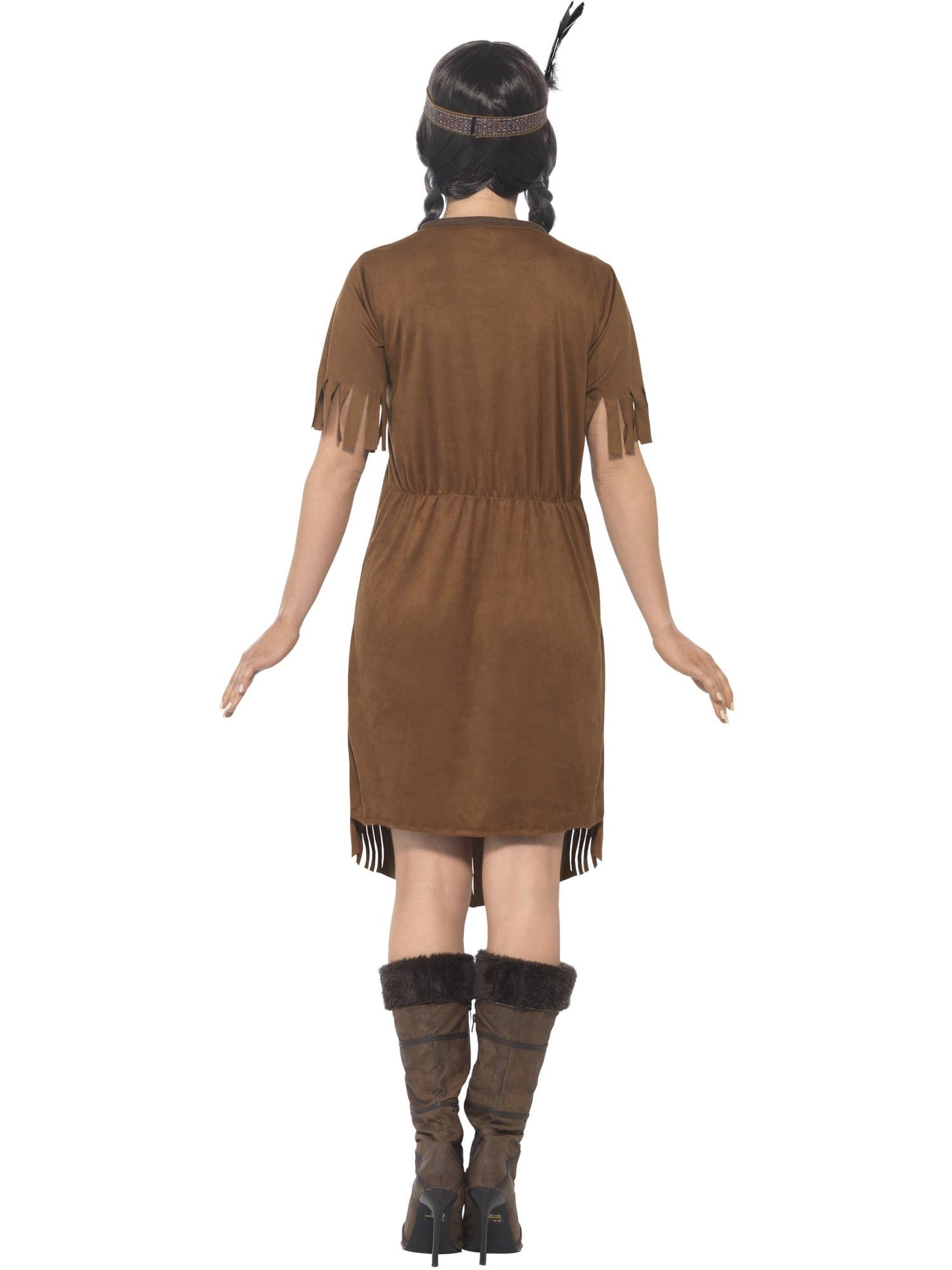 Smiffys INDIAN Native American Inspired Warrior Princess Costume, CS für Damen