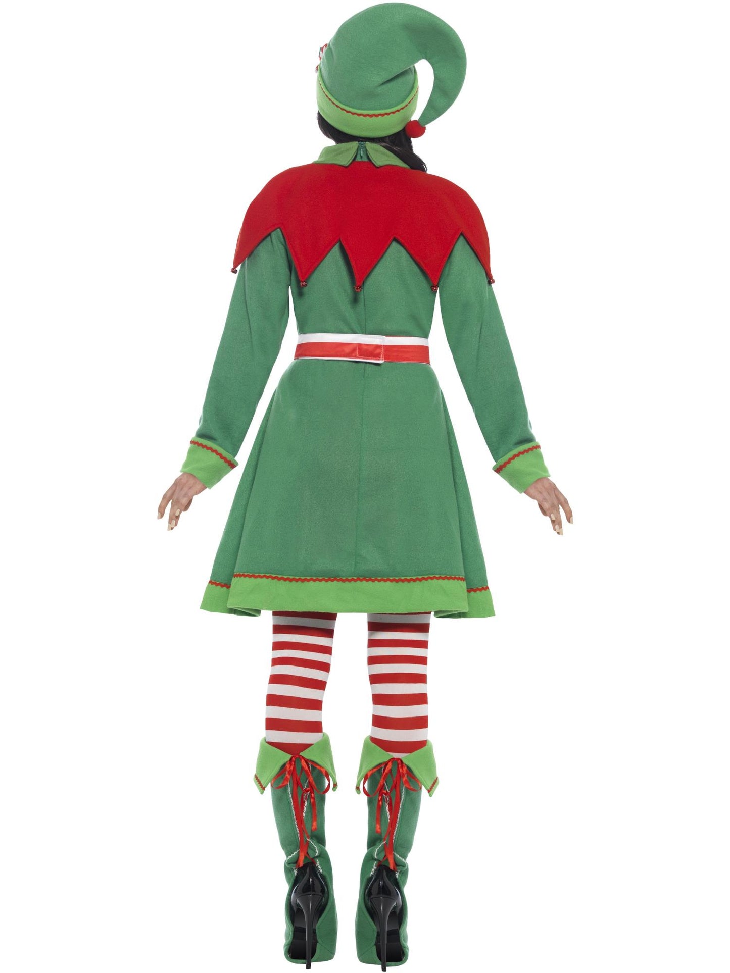 Smiffys Deluxe Miss Elf Costume, Green CS für Damen