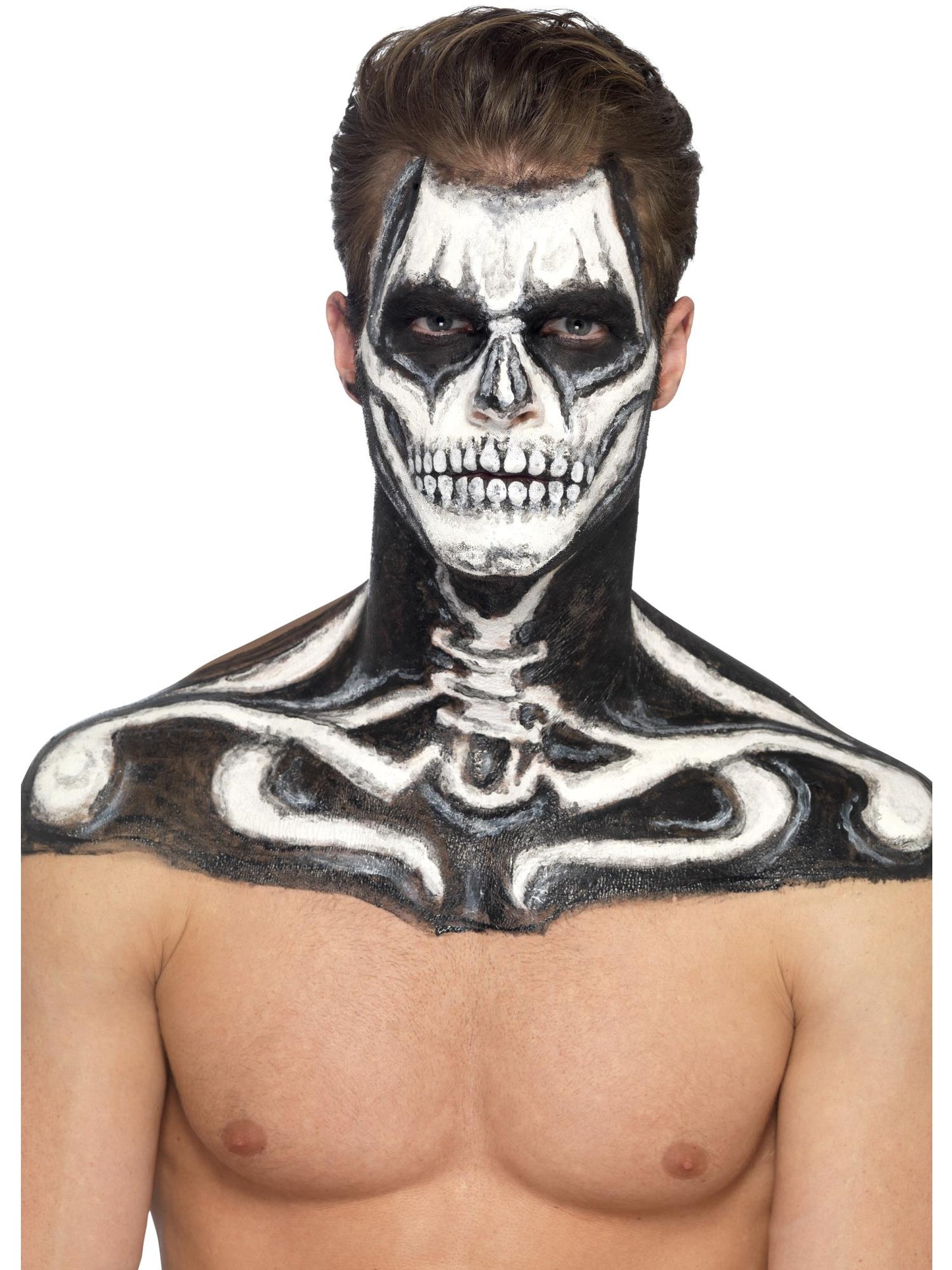 Smiffys Make-Up FX, Skeleton Liquid Latex Kit, CD für Unisex