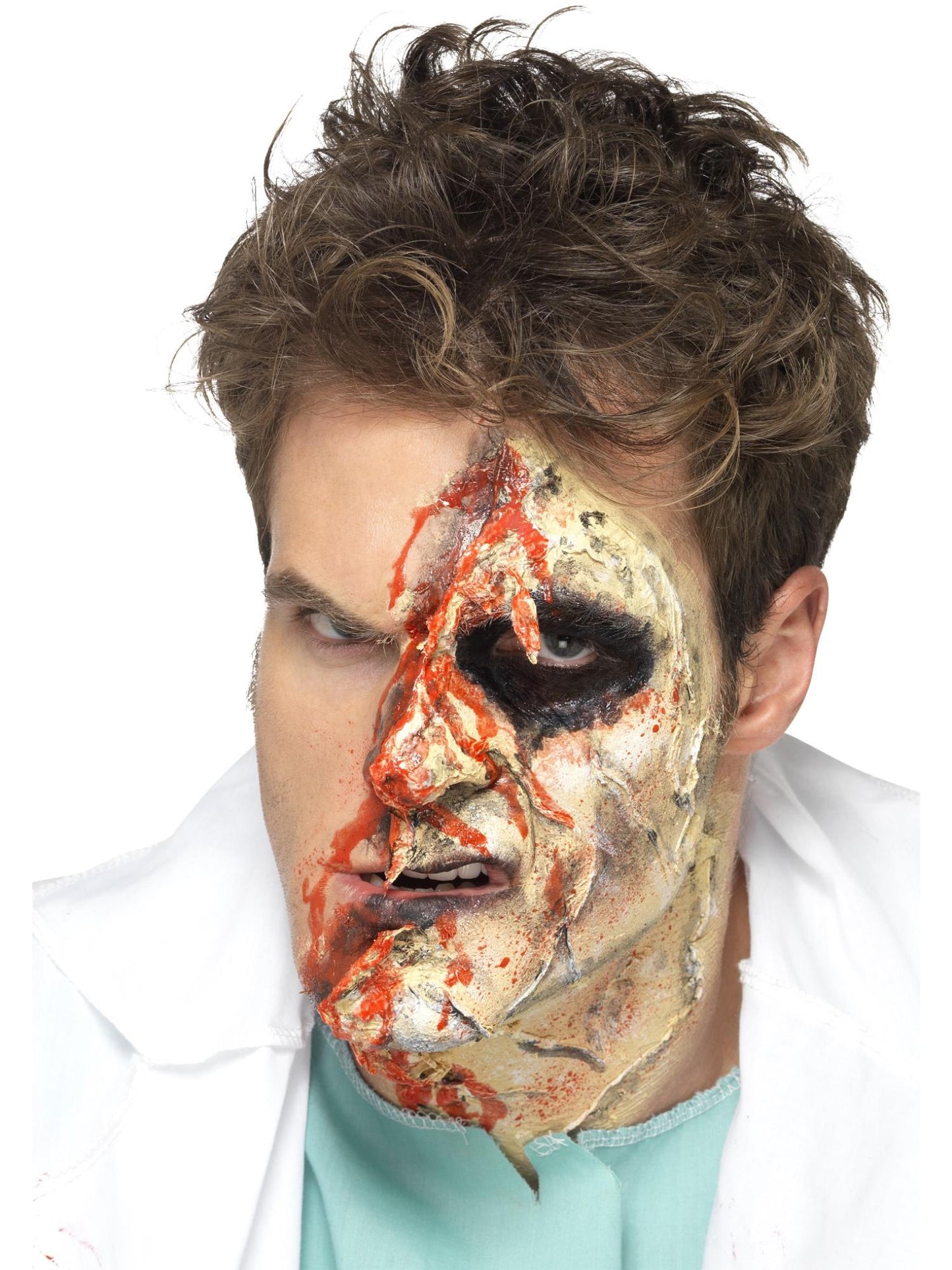 Smiffys Make-Up FX, Zombie Liquid Latex Kit, Assor CD für Unisex