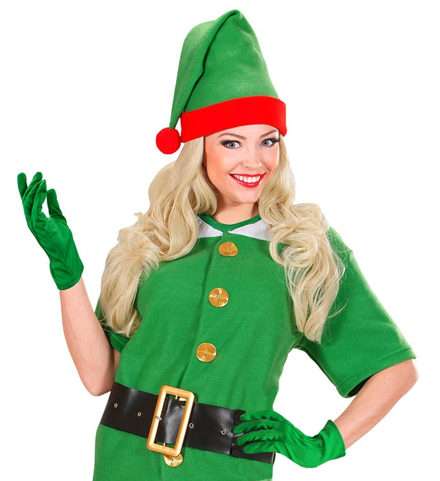 Leuchtend grüne Handschuhe für Fasnacht und Karneval