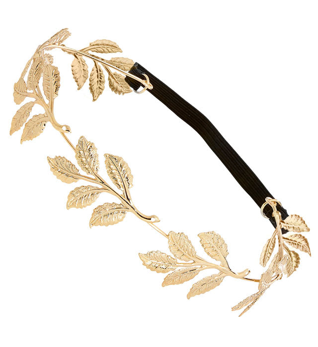 Goldener Lorbeerkranz als elegantes Fasnacht-Accessoire