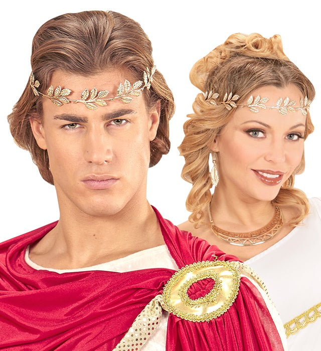 Goldener Lorbeerkranz als elegantes Fasnacht-Accessoire